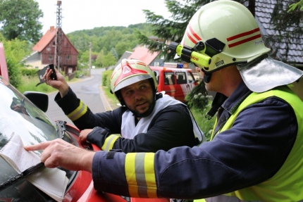 Alarmübung „Waldbrand“ am 13. Juni 2014